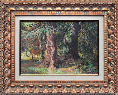 Морозов Константин Феофанович. Летний лесной пейзаж 